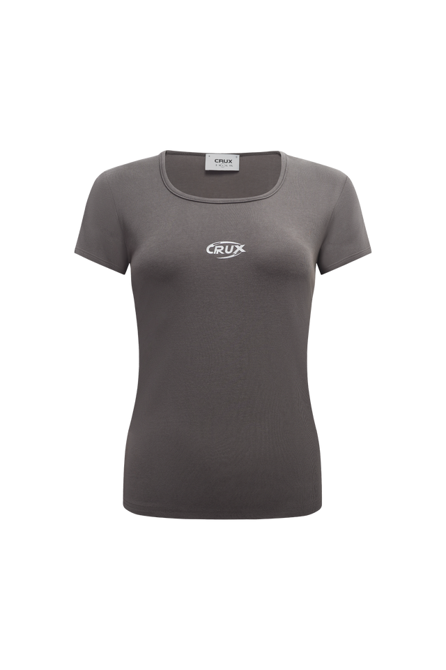 Spandex Low Neck Top by CRUX CUSTOM