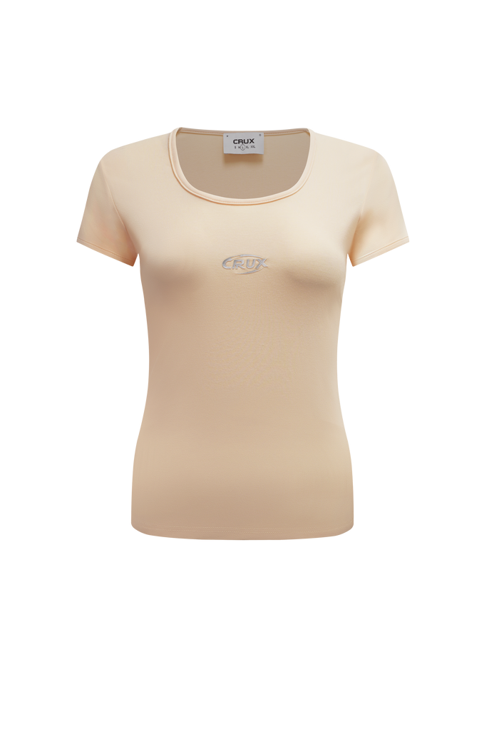 Spandex Low Neck Top by CRUX CUSTOM
