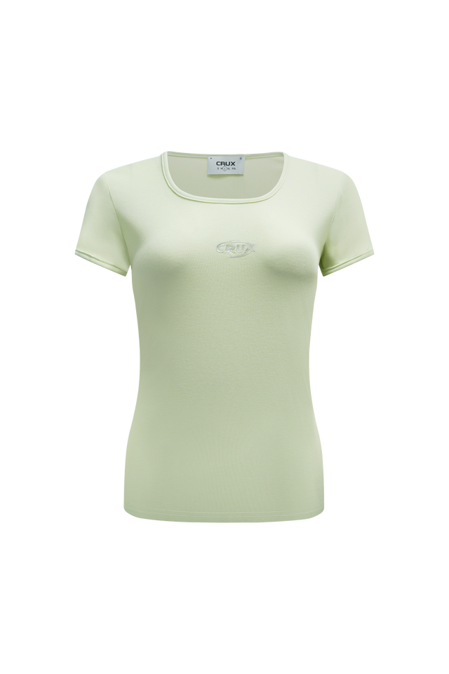 Spandex Low Neck Top by CRUX CUSTOM