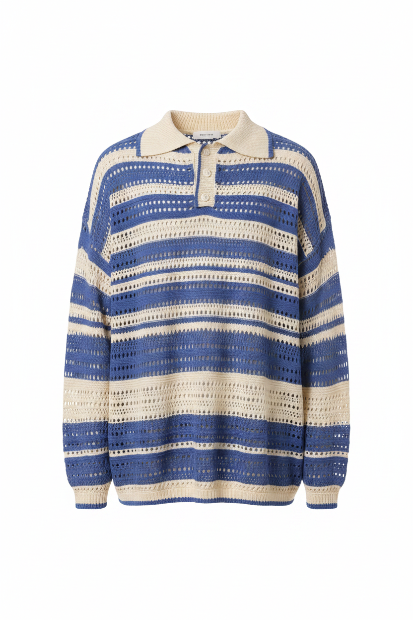 Davey Knit Sweatshirt — knitwear in pink | CRUX