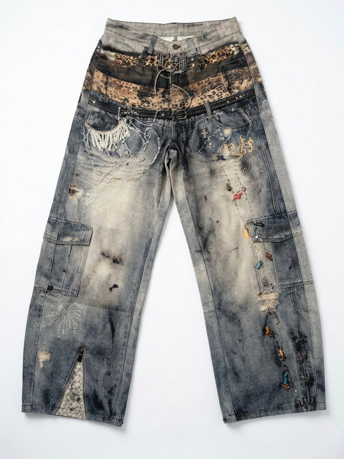 Belt Print Jean by CRUX