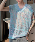Gauzy Knit Sleeveless Vest by CRUX