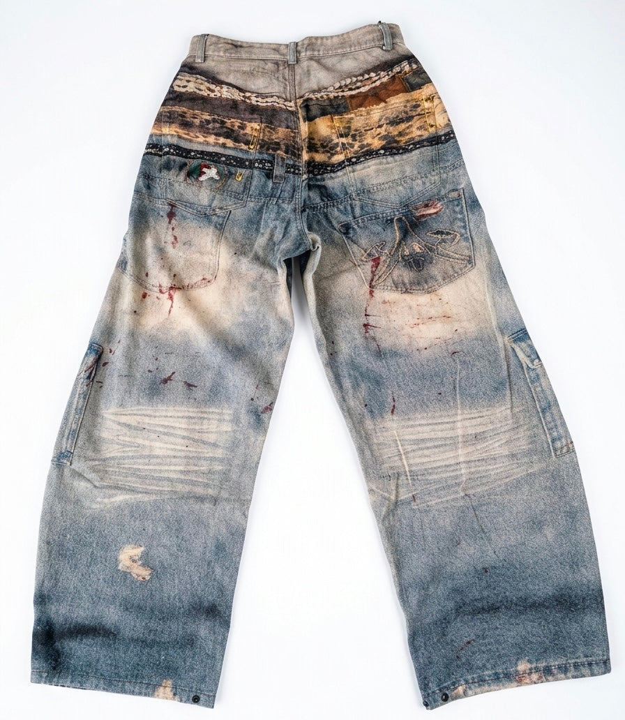 Belt Print Jean by CRUX