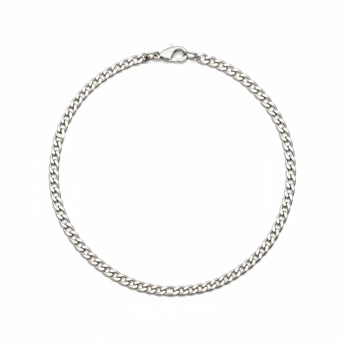 3MM CUBAN SILVER CHAIN