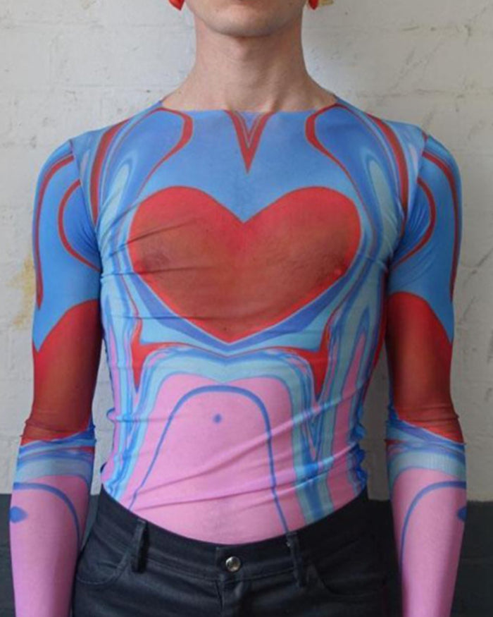 ELASTIC HEART TEE by CRUX