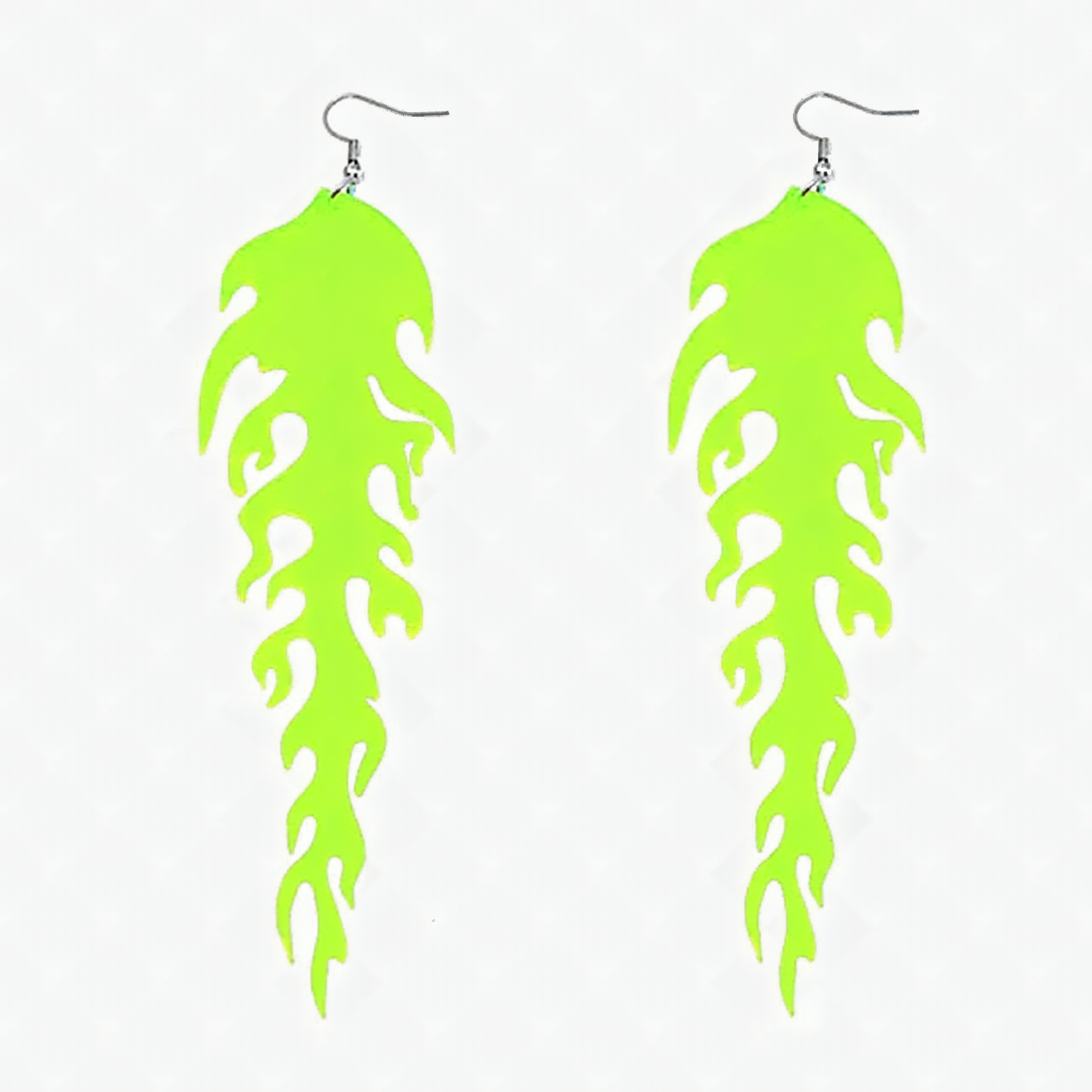 ACRYLIC FLAME EARRING by ENO