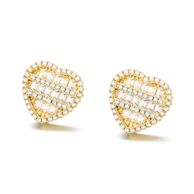 Heart Stud Earring