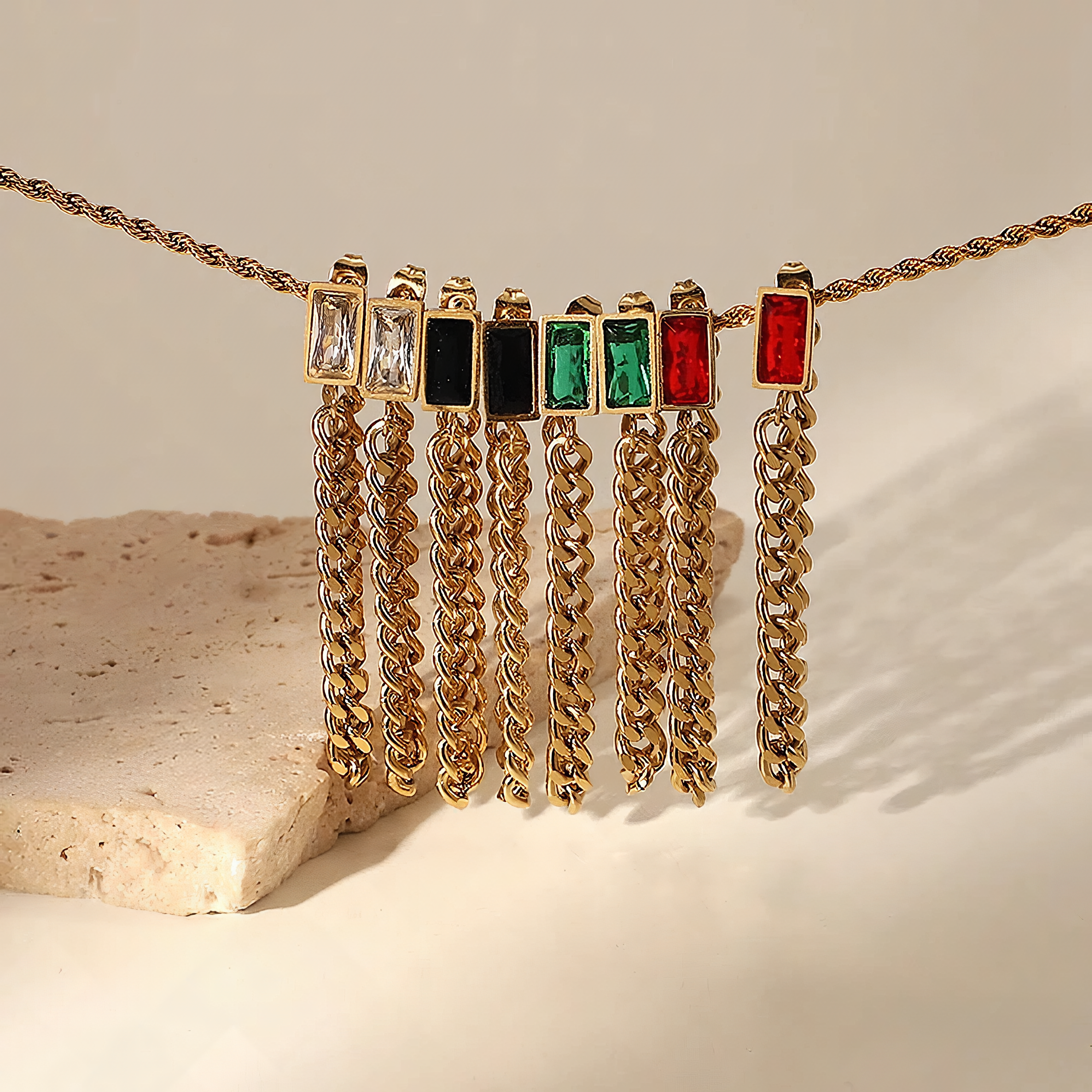 MAPLE CHAIN EARRINGS by CRUX