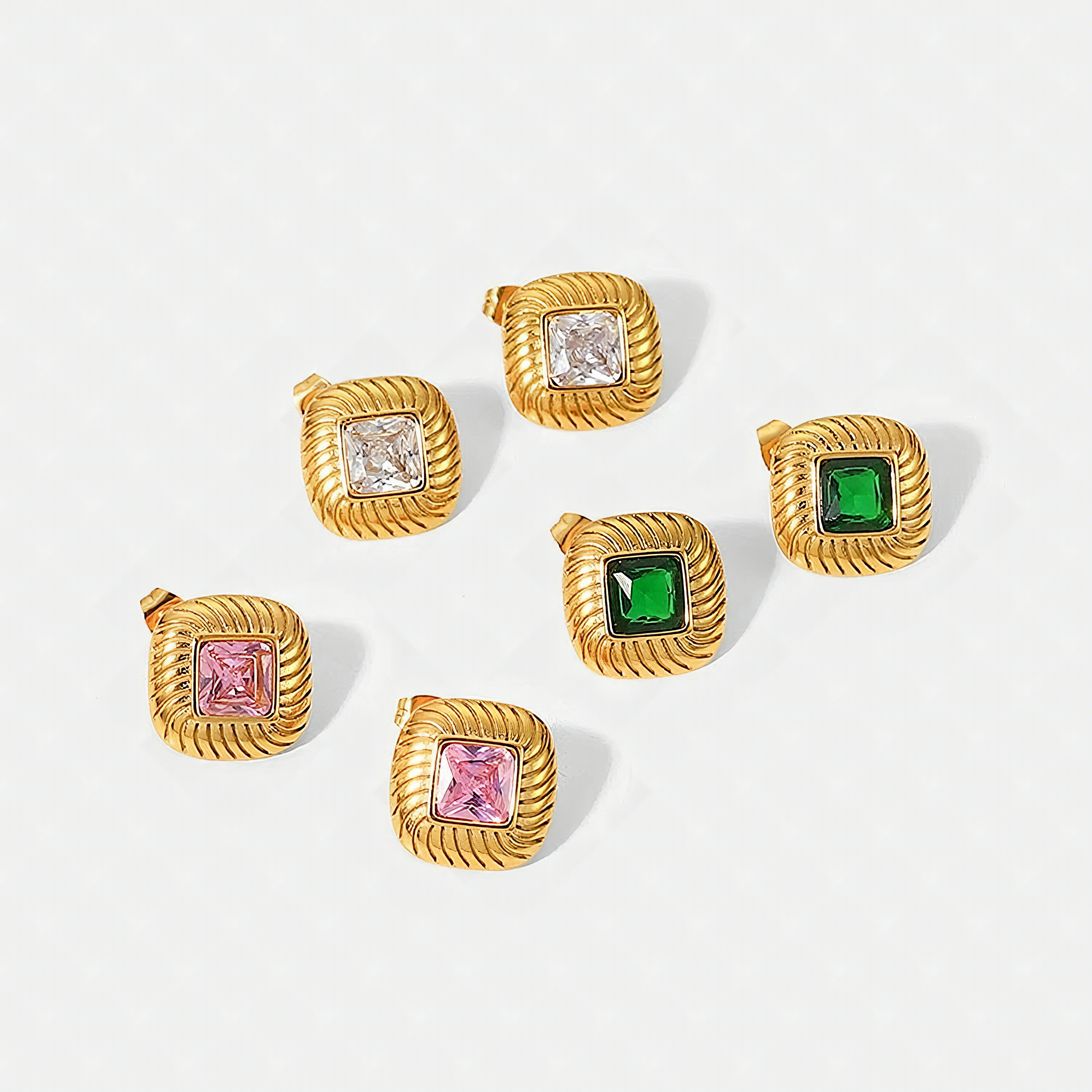 BUTTON EARRINGS by CRUX