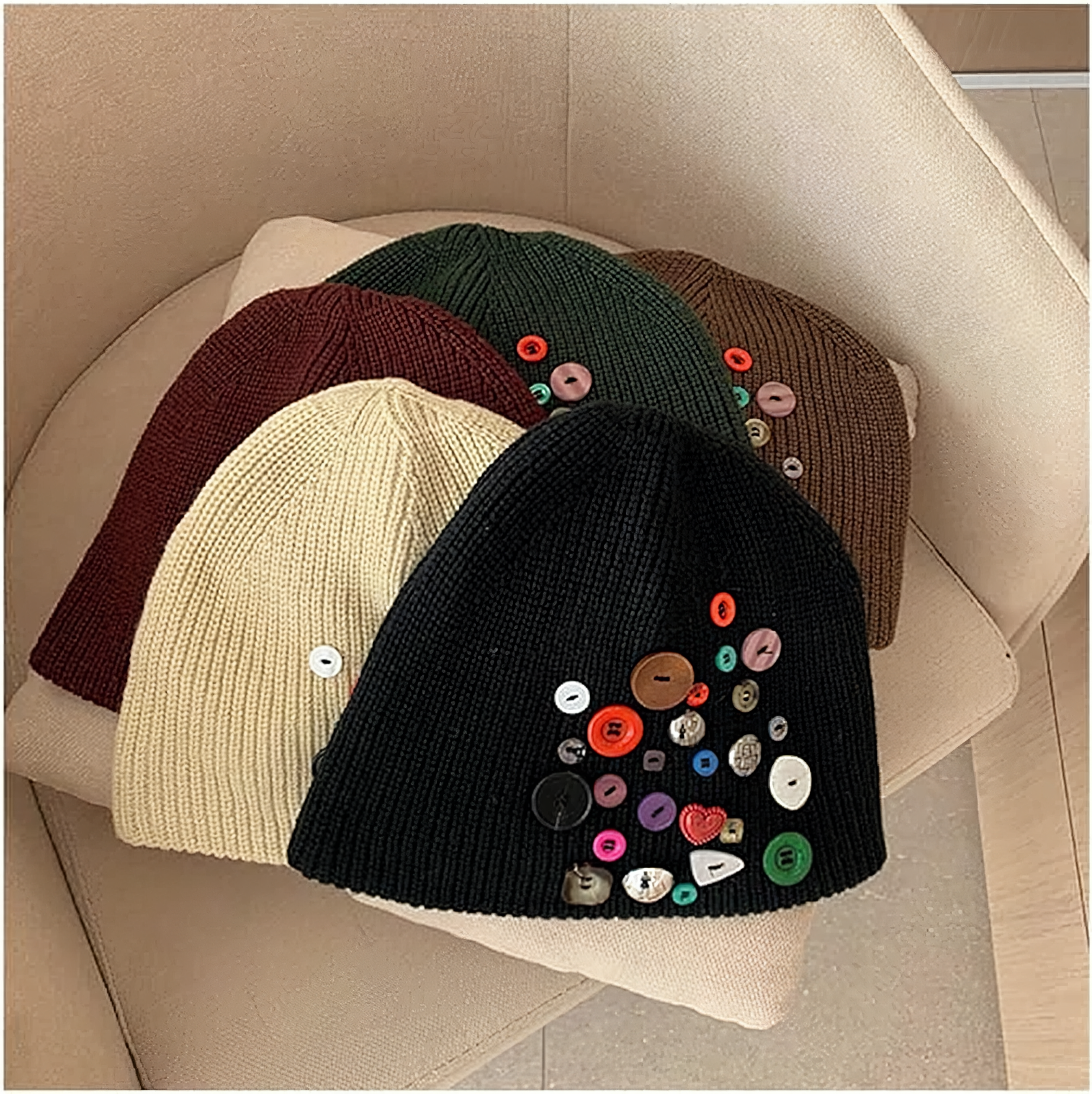 The Button Beanie by CRUX