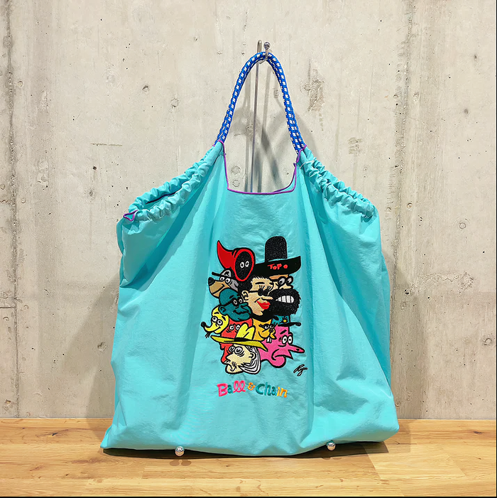 Ball and chain tote bag by CRUX