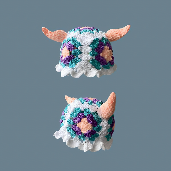 Viking Multi Crochet Beanie by CRUX