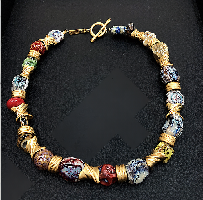Arengae Jade Neckpiece by CRUX