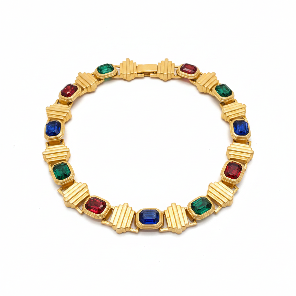 Zhuge Gem Neckpiece — necklace in gold | CRUX
