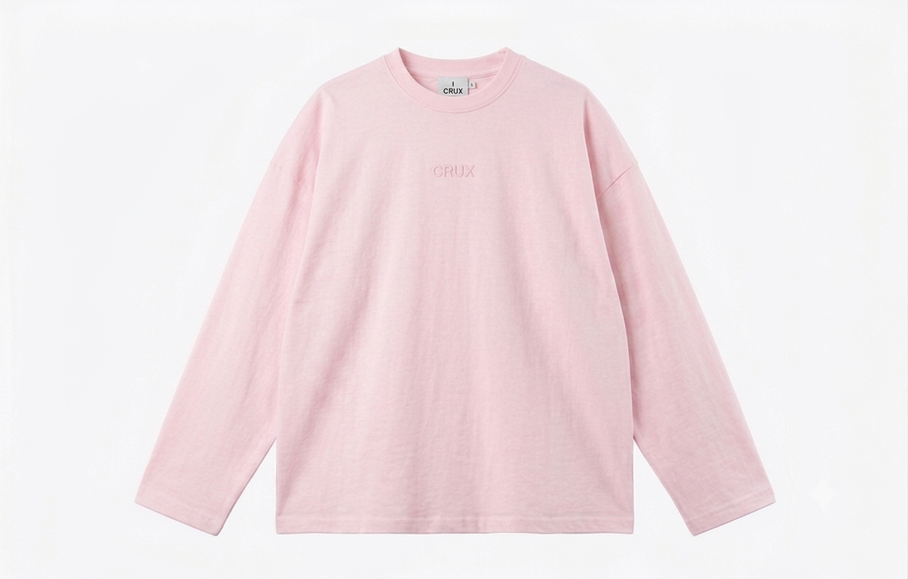 Crux Plain Longsleeve Tee by CRUX CUSTOM