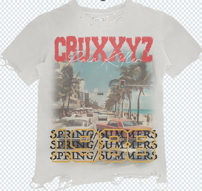 Califonia Tee by CRUX CUSTOM
