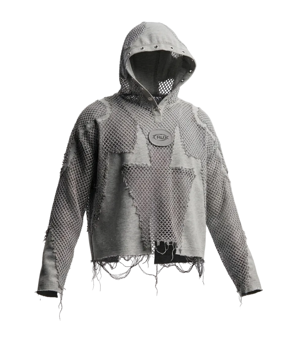 Thorn Net Hoodie — pants in blue | CRUX