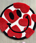 Smiley Heart Tufted Rug by BIG BAG
