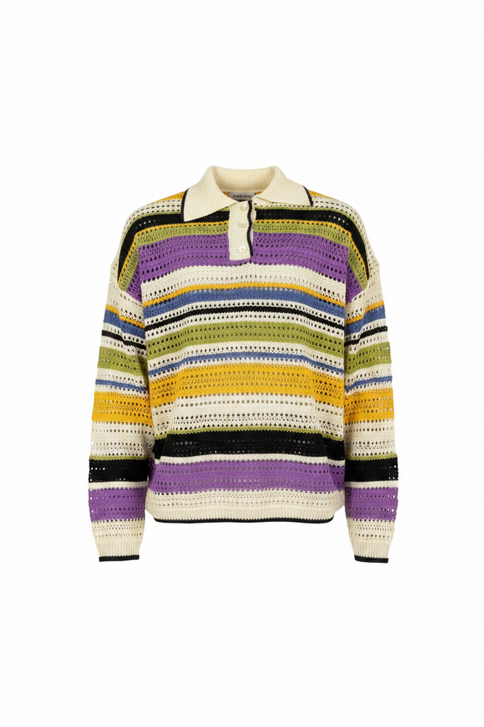 Davey Knit Sweatshirt — knitwear in pink | CRUX