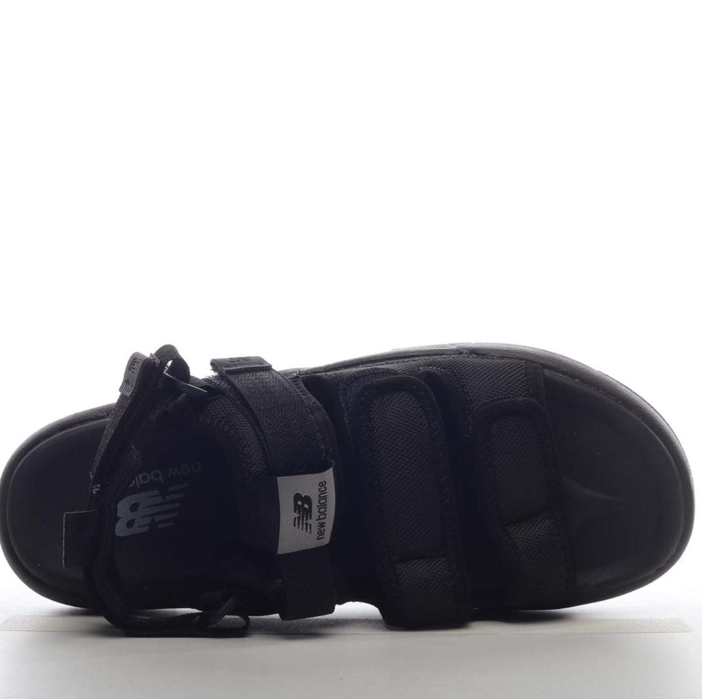 New balance clearance black sandals