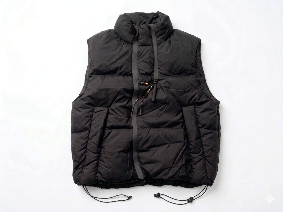 Puff Bead Armless Jacket by CRUX