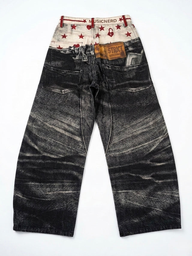 Charm Print Jean by CRUX