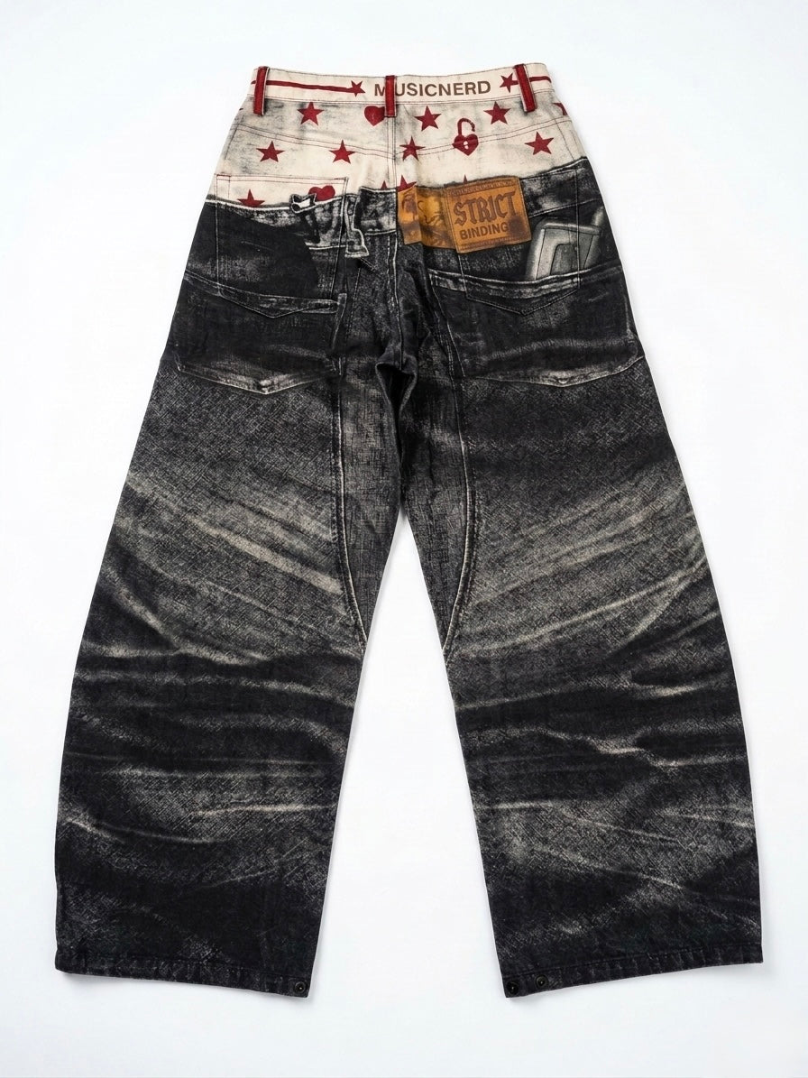 Charm Print Jean by CRUX