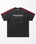 Acid Wash Stripe Tee by CRUX
