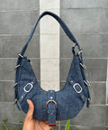 Buckle denim bag by 227102