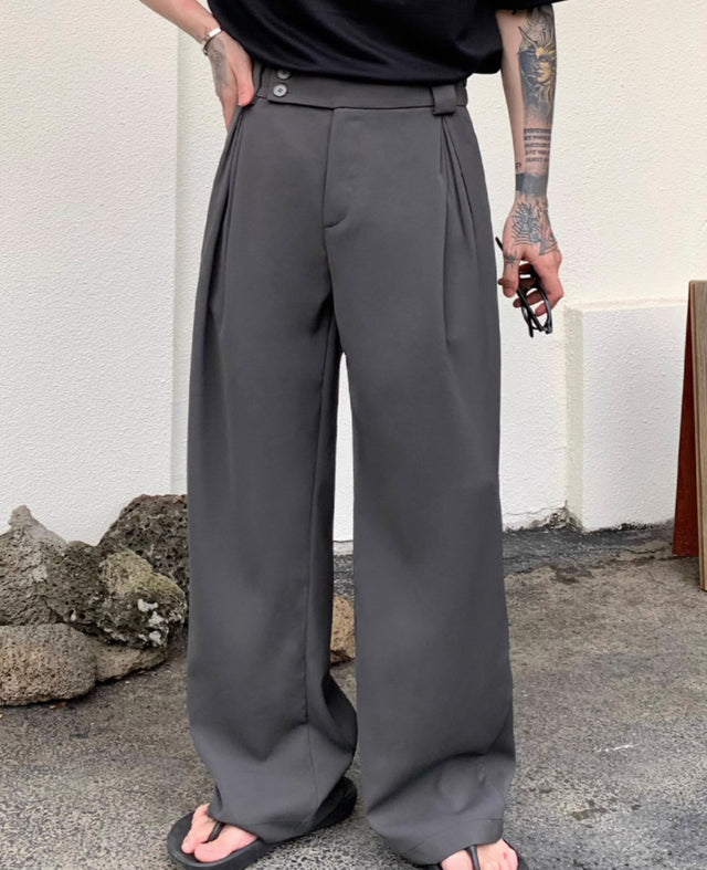 Vellop plain pants (3 colors) – CRUX