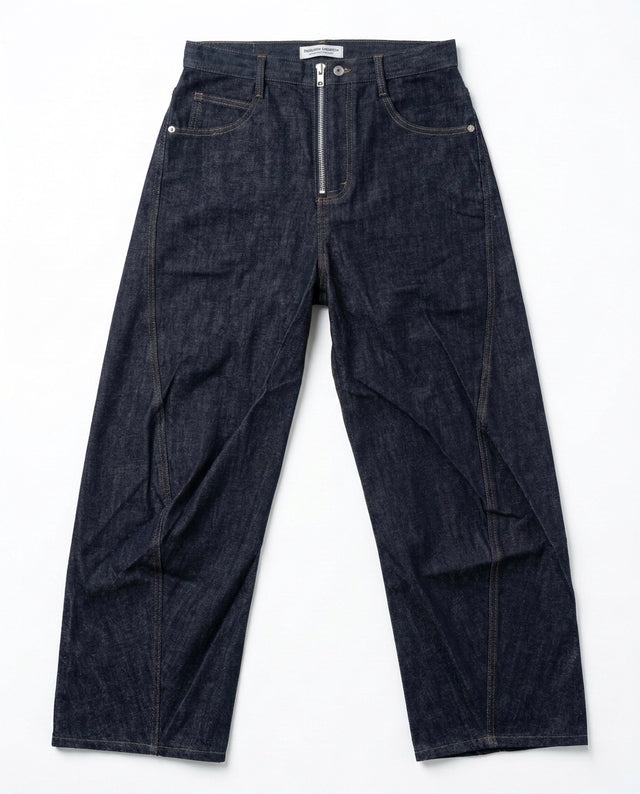 Curve Zipper Blue Jean by CRUX