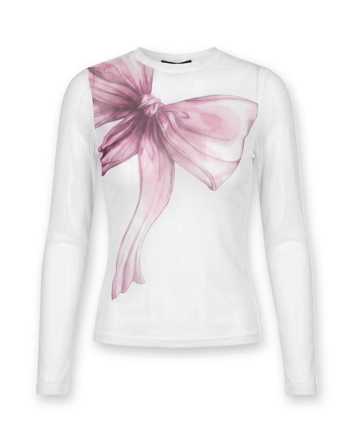Bow Mesh Top by ENO