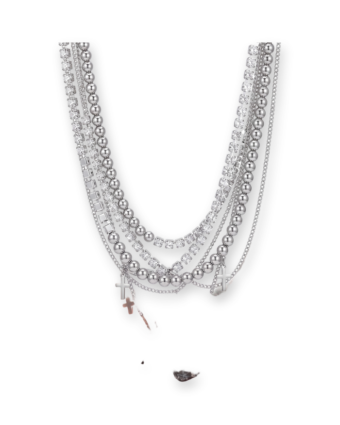Shakra Twist Bead Neckpiece by CRUX