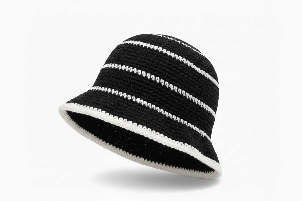 Temp Crochet Hat in brown | CRUX
