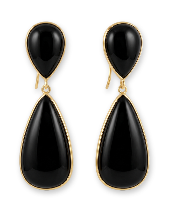 Drop Black Earring by CRUX