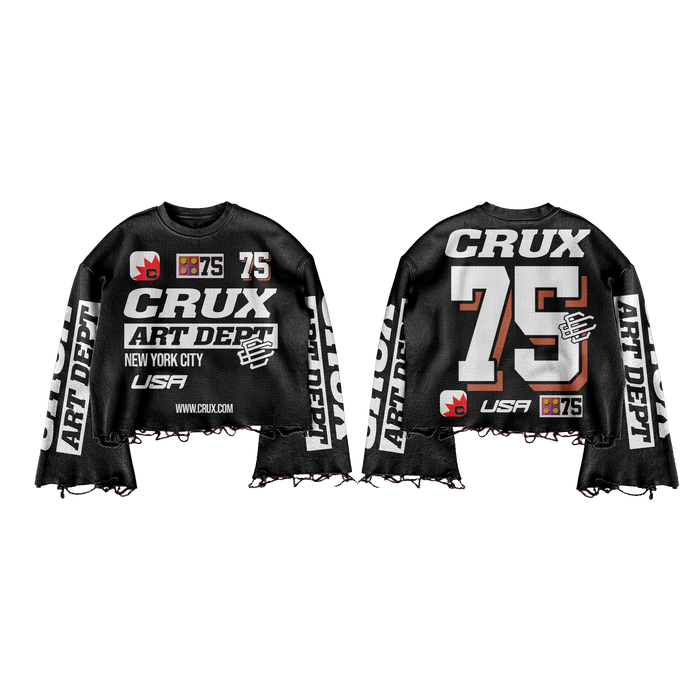 Dept Black Tee by CRUX CUSTOM