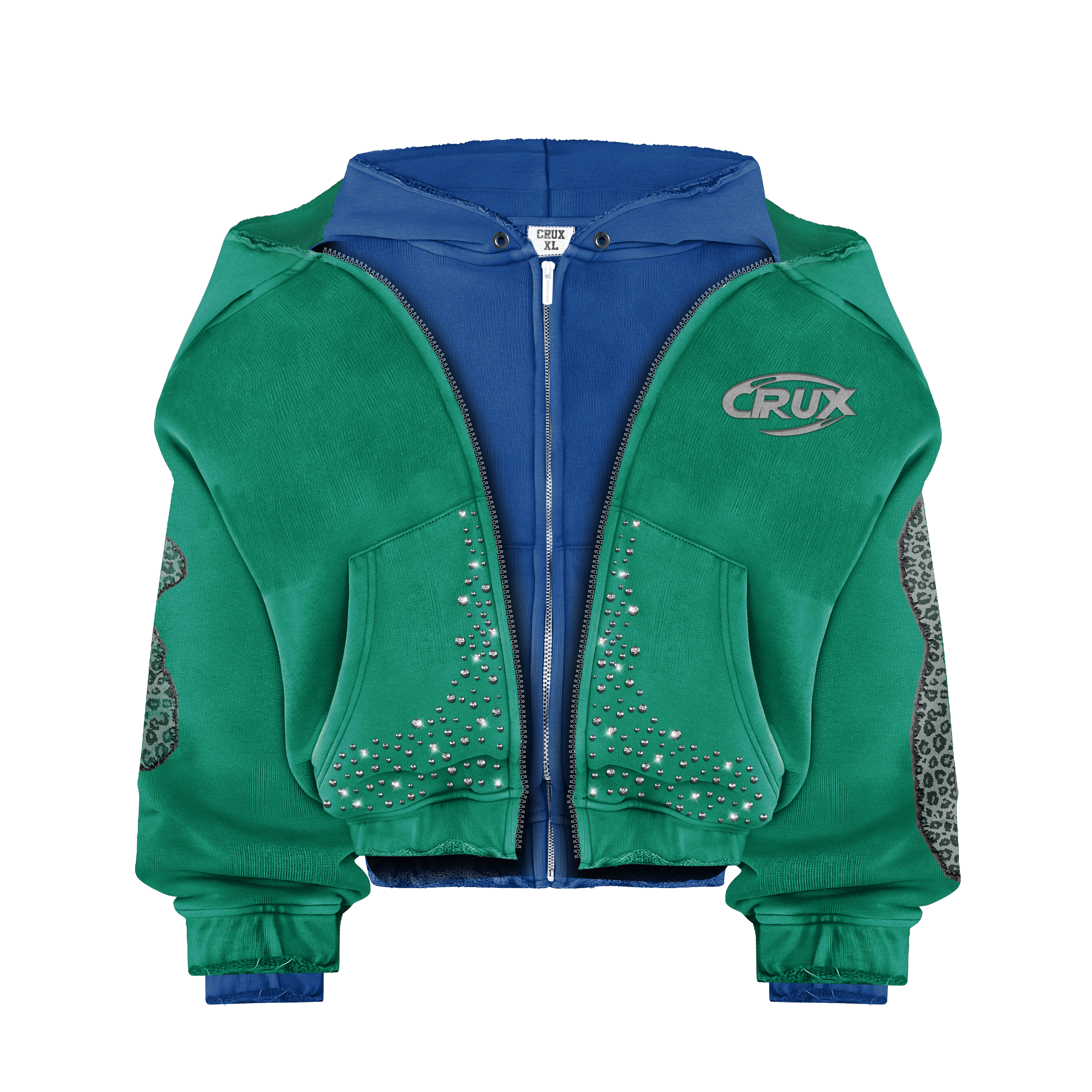 Plot Blue Hoodie by CRUX CUSTOM