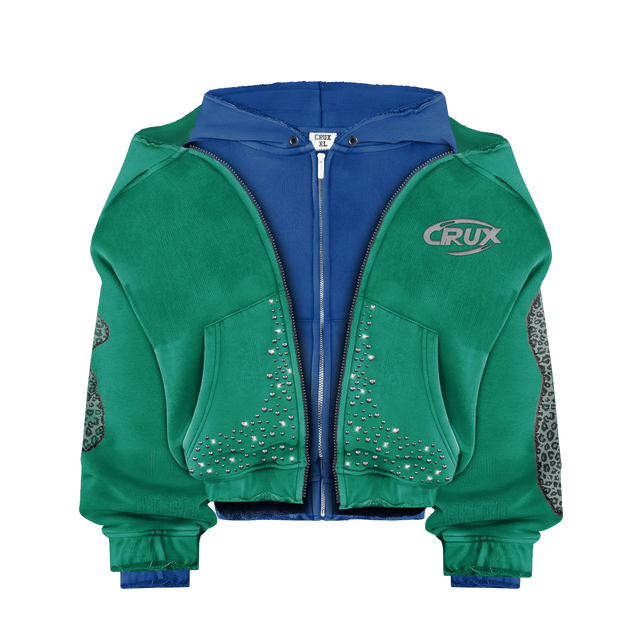 Plot Blue Hoodie by CRUX CUSTOM