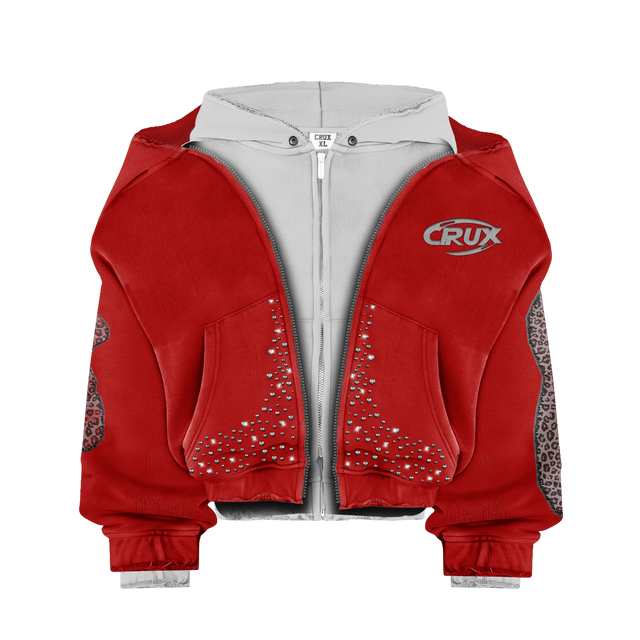 Plot Red Hoodie by CRUX CUSTOM
