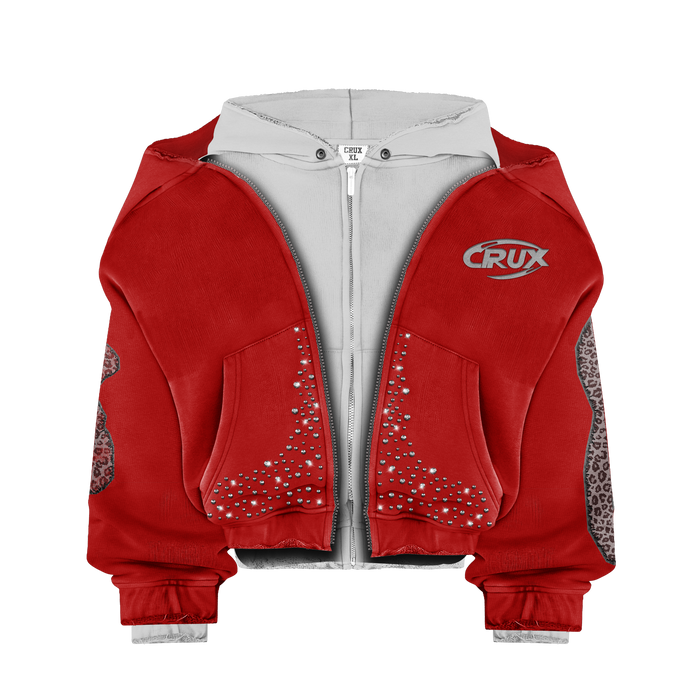Plot Red Hoodie by CRUX CUSTOM