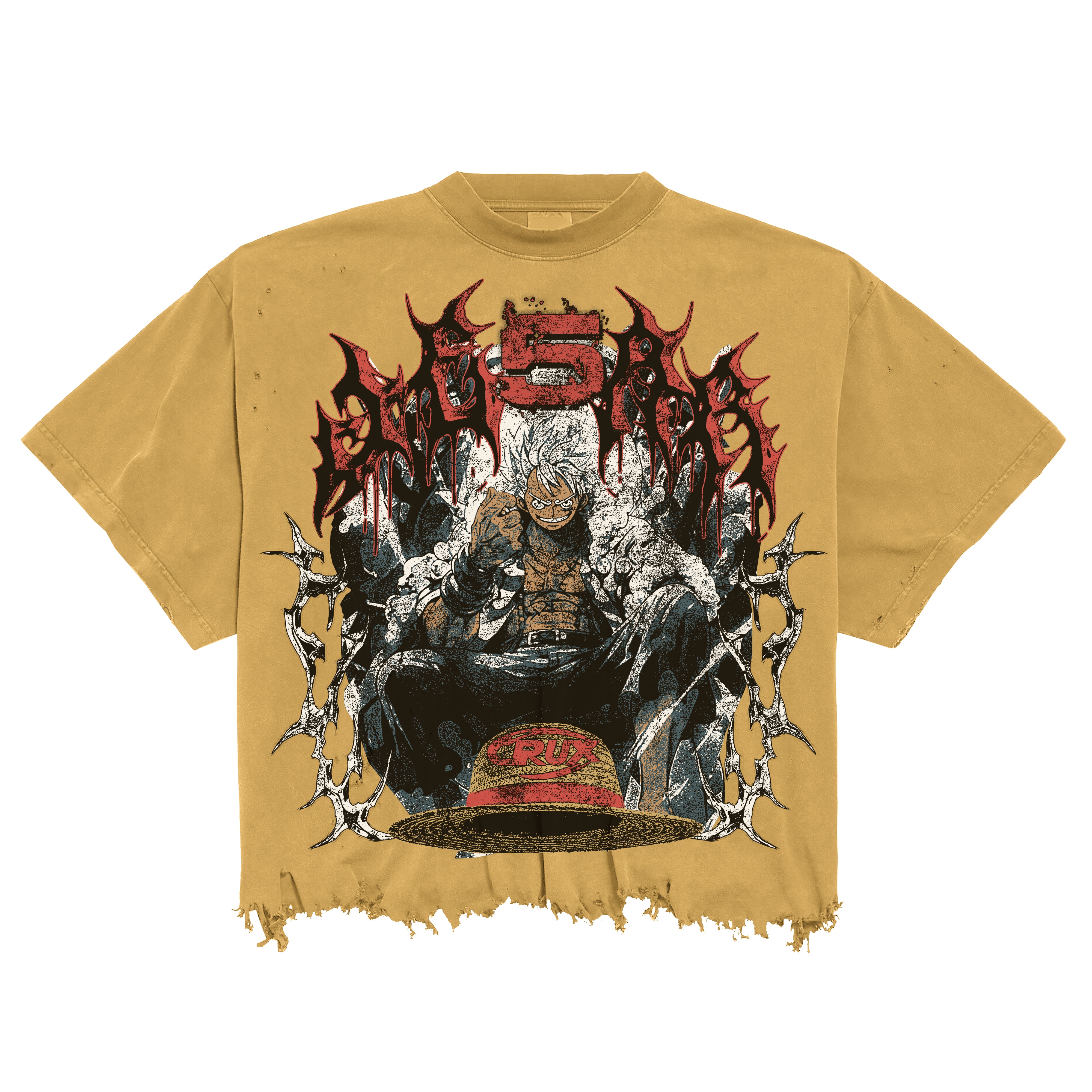 Luffy Tee (2 Colors) by CRUX CUSTOM