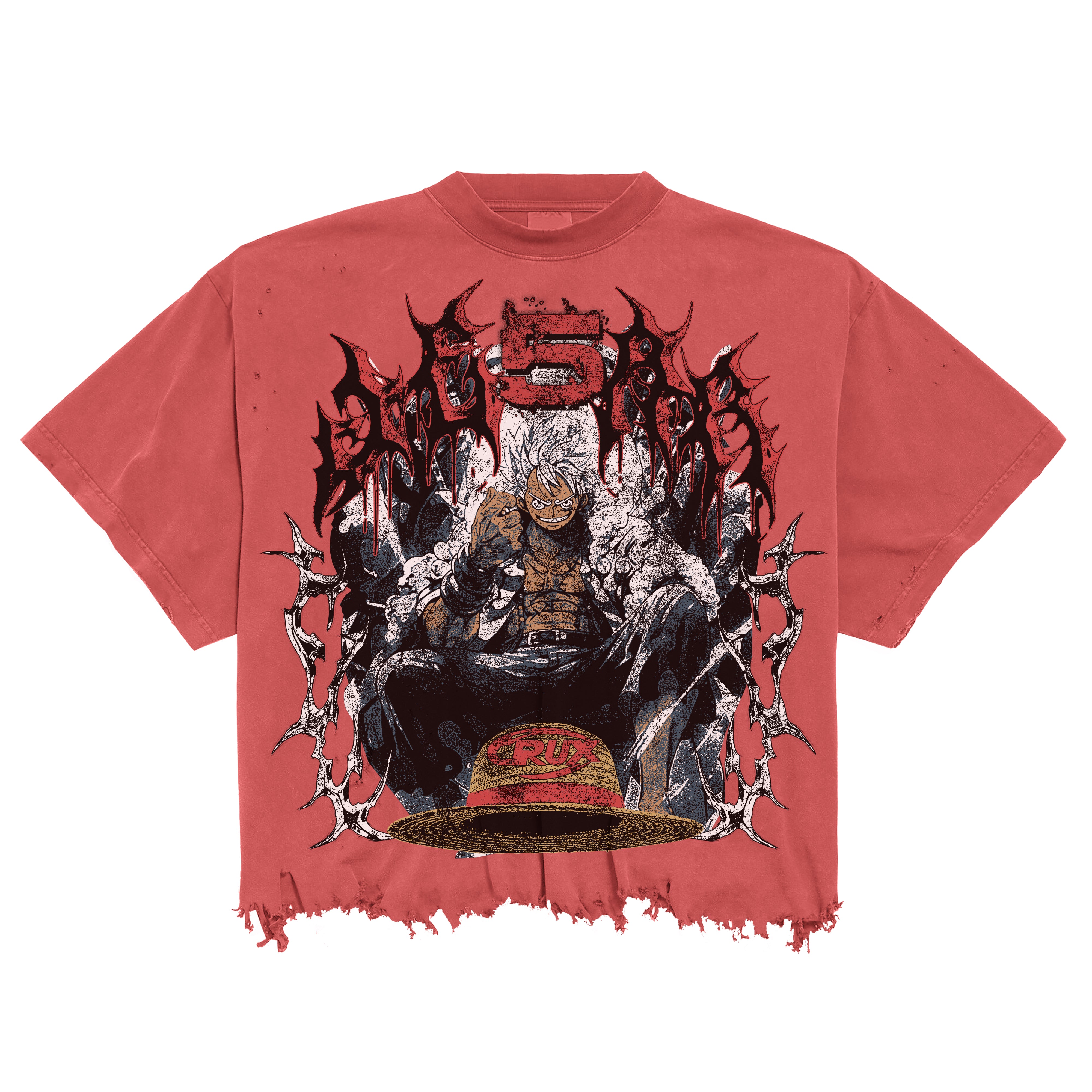 Luffy Tee (2 Colors) by CRUX CUSTOM