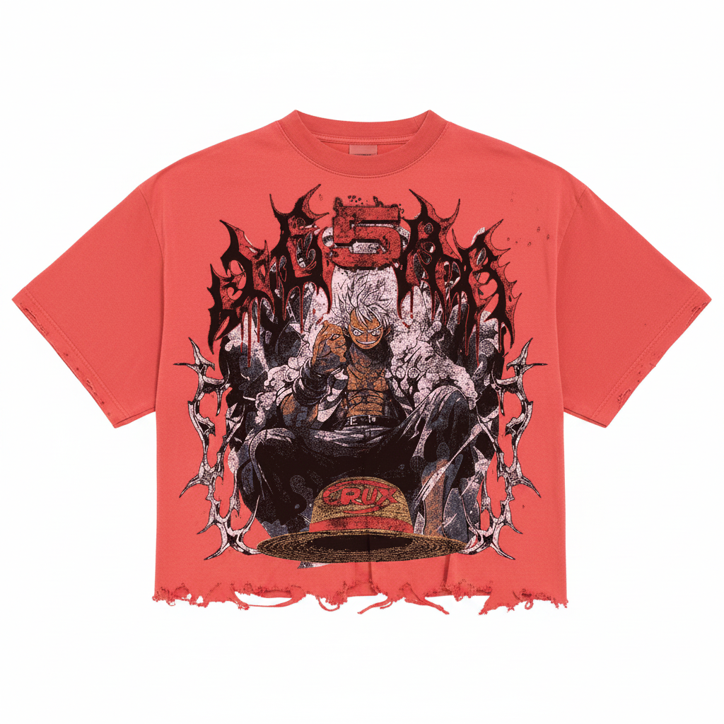 Luffy Tee (2 Colors) — t-shirt in mustard | CRUX