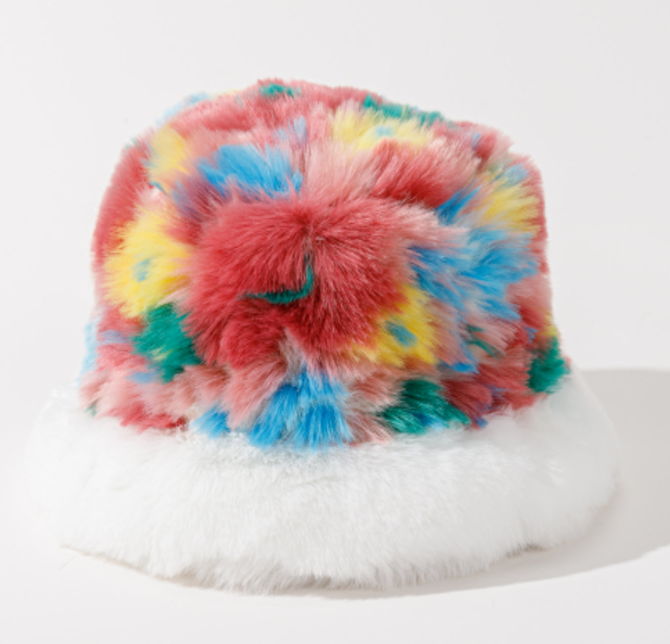 Color Mix Fur Hat by CRUX