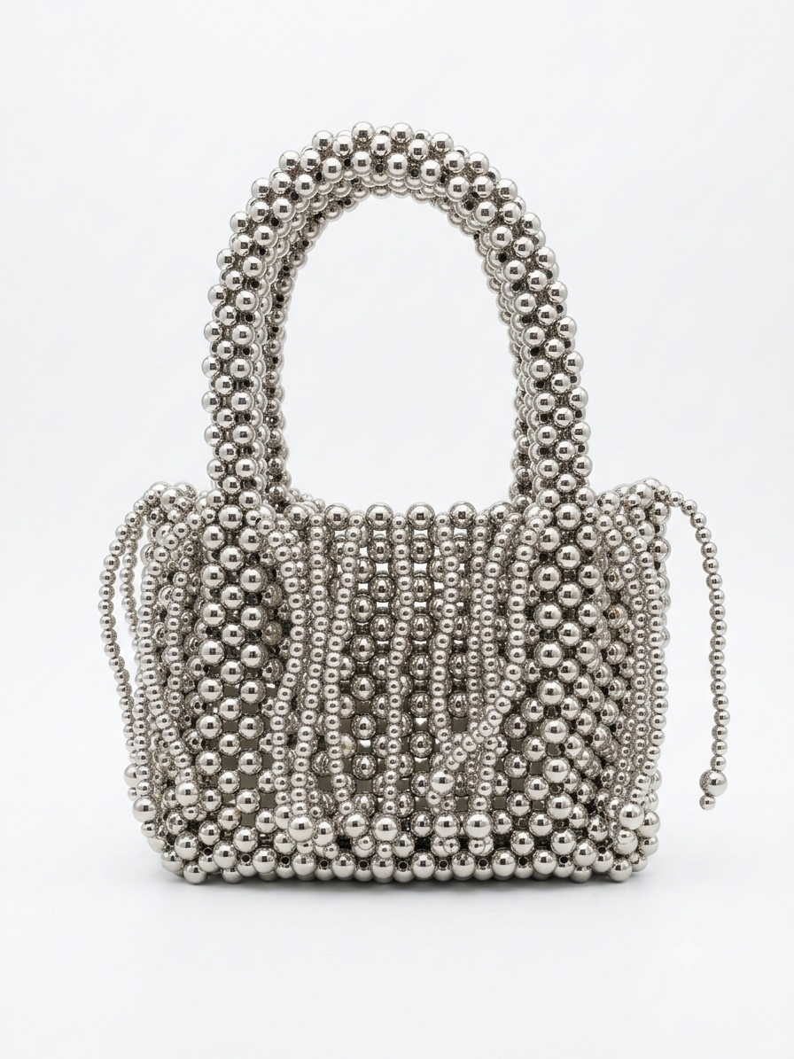 Storm Mini Bag — handbag in silver | CRUX