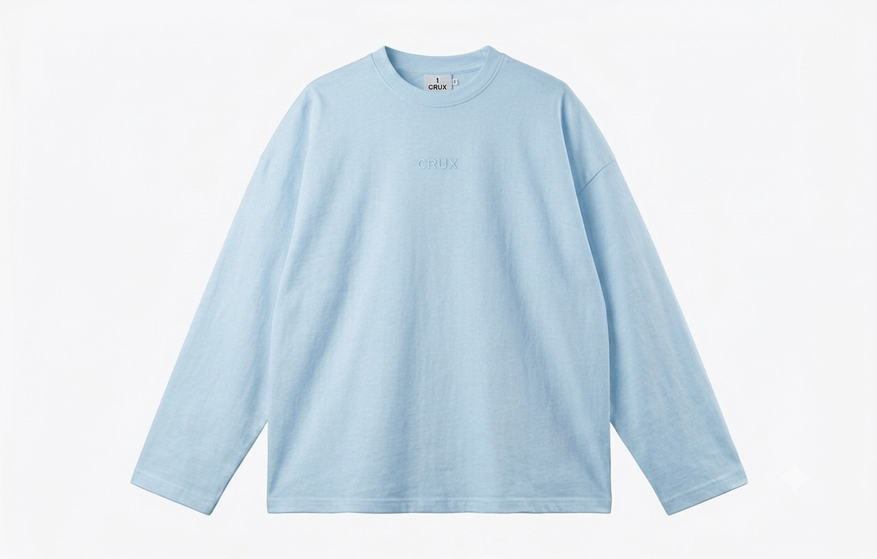 Crux Plain Longsleeve Tee by CRUX CUSTOM