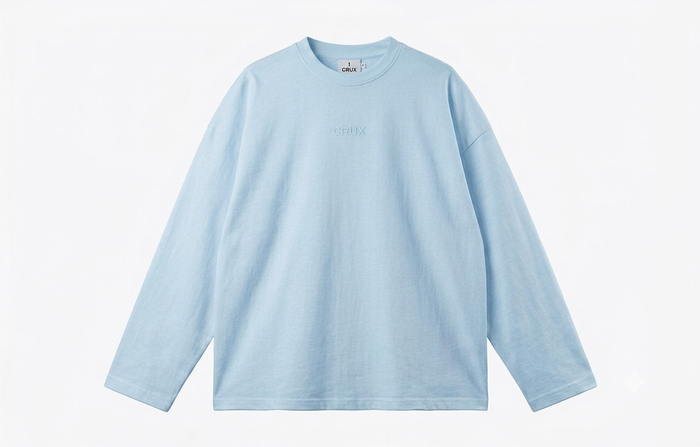 Crux Plain Longsleeve Tee by CRUX CUSTOM