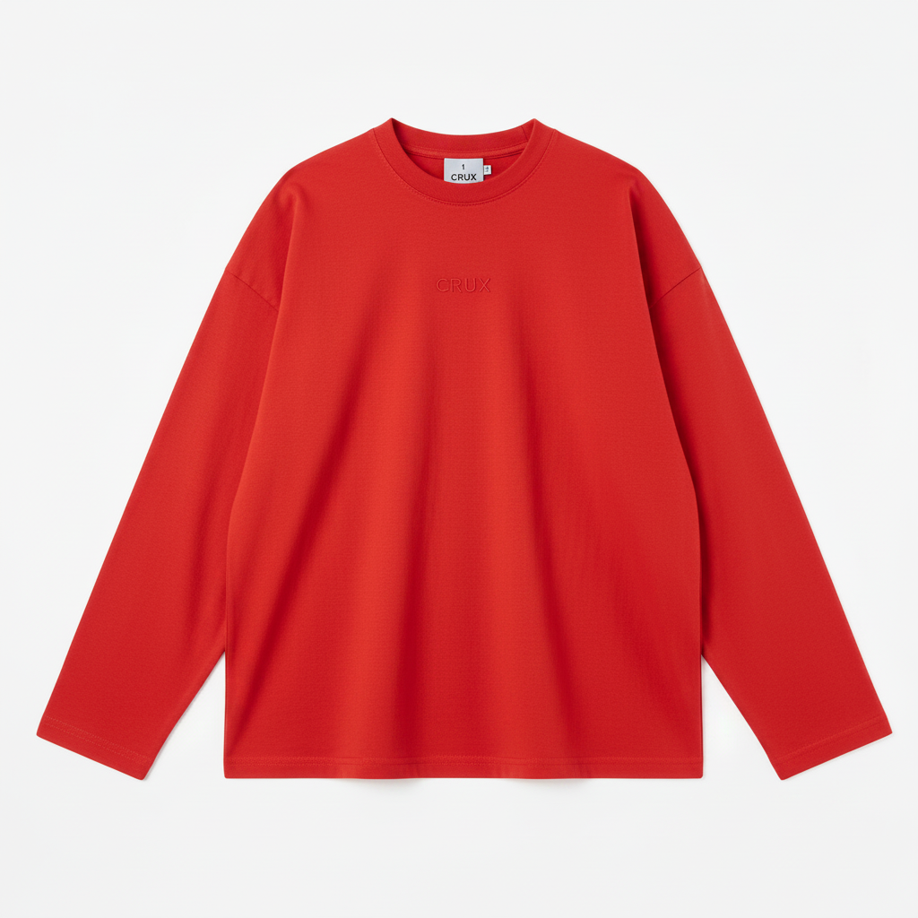 Crux Plain Longsleeve Tee — t-shirt in black | CRUX