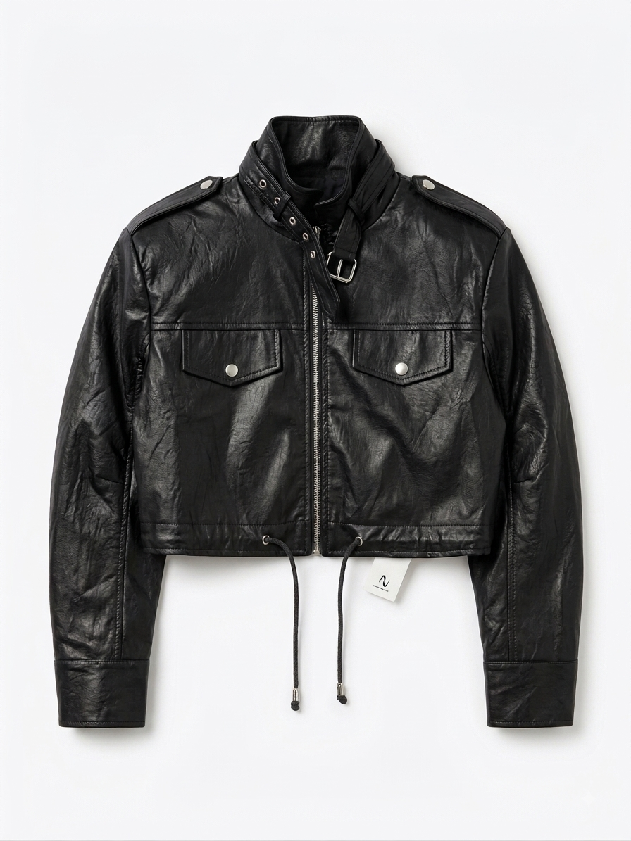 Latex Jacket in black | CRUX