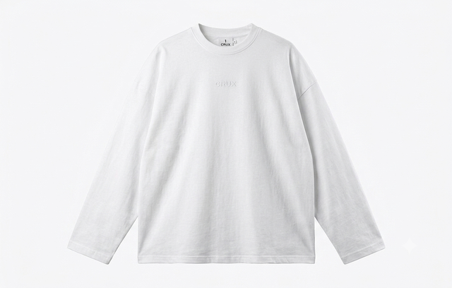Crux Plain Longsleeve Tee by CRUX CUSTOM